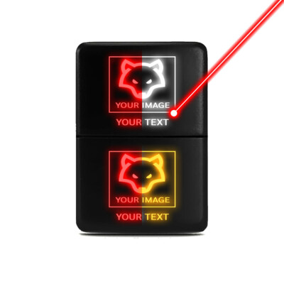 Customized Dual Push Button Switch For Toyota - Red(off) / White(on) Orange(on)