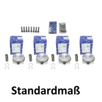 4X Kolben Standardmaß Ks + Pleuellager FüR Vw Golf 7 1.4 Tsi 41940600 74,50 Mm C