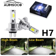 CANBUS H7 LED Headlight Super Bright Bulbs Kit White 22000LM High/Low Beam 6500K