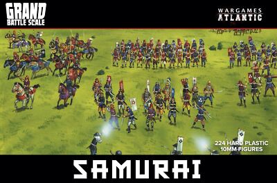 Samurai Figuren x224 - 10mm Modellbausatz Wargames Atlantic WARN004S