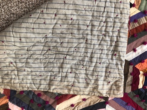 Edredón Kentucky antiguo medallón de los Apalaches hexágonos telaraña hecho a mano - Imagen 21 de 24