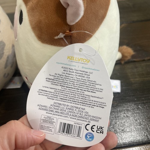 Squishmallows Ronnie The Cow & Rosie The Pig 8 inch Stuffed Plush Toy - RARE NWT - Picture 11 of 12