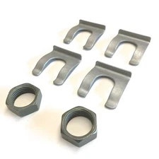 BRAKE HOSE NUT / CLIP SET (OEM) - SAMURAI '85-'95