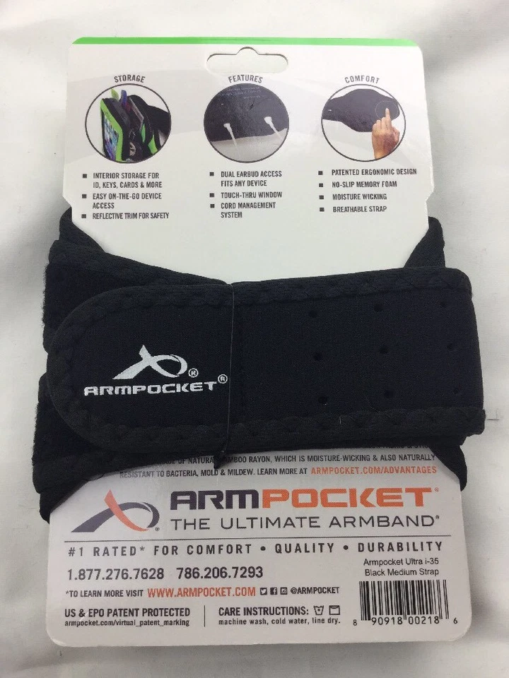 Armpocket Ultra i-35 armband for iPhone 6s/6, 7, Galaxy S6, S6 edge w thin case - Image 3 of 3