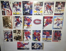 Montreal Canadiens 19 Card Lot + Sticker Hockey Kostitsyn Pacioretty Plekanec 91