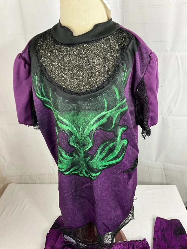Child's Disney Mal Descendants Poly Halloween Costume Size Large (10-13) EUC - Image 2 of 4