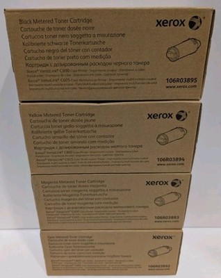 Xerox Genuine Toner Set CMYK for VersaLink C600 C605