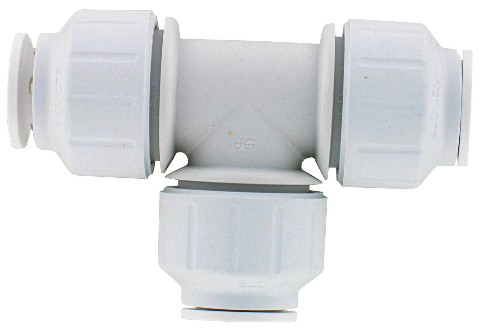 Speedfit 1/2 Inch CTS Union Straight PEX Tee Push to Connect Plumbing Fitting