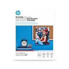 HP Everyday Glossy Photo Paper, 8.5x11, 50 Sheets Q8723A