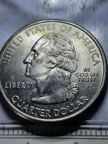2003 P Maine Quarter DIE CHIP Between I and N God We Trust Obverse See Photos. - Picture 2 of 3