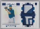 2021 ALEK MANOAH 3/15 PANINI FLAWLESS DUAL PATCH SAPPHIRE #DP-AM BLUE JAYS