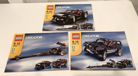 Lego Creator 4896 Roaring Roadsters 3 in 1 - complete with manuals