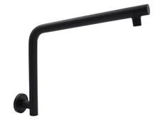 High Rise Shower Arm and Flange, 12.6 inch, Solid Brass, Both Soldered 1/2 NP...