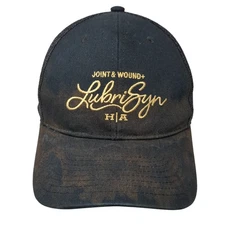 Joint & Wound LubriSyn Snapback Trucker Hat Black One Size Adjustable Mesh Back