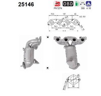AS Katalysator Passend FüR KIA Picanto JA 1.2 Rio IV YB 1.25 Euro 6