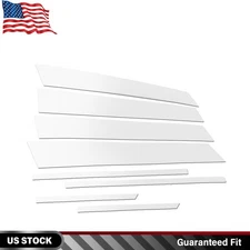 8PCS/Set Car Anti Scratch Sticker Pillar Posts For Toyota RAV4 2019-2025 Chrome