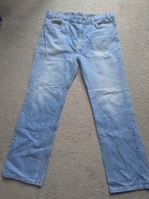 VTG 90s Levis 517 Bootcut Jeans W40 L32 Made in USA Light Wash Blue Denim 1992