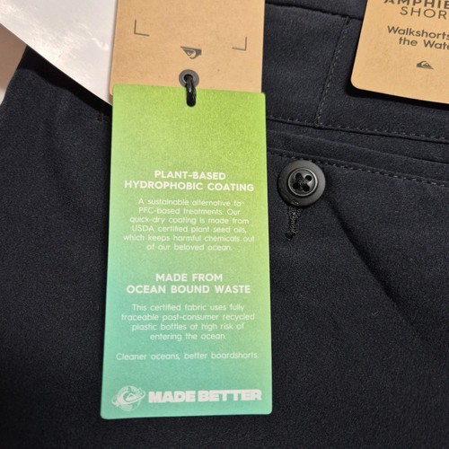 Quiksilver Youth Regular Fit Size 29 Black Ocean Amphibian (52) - Picture 12 of 17