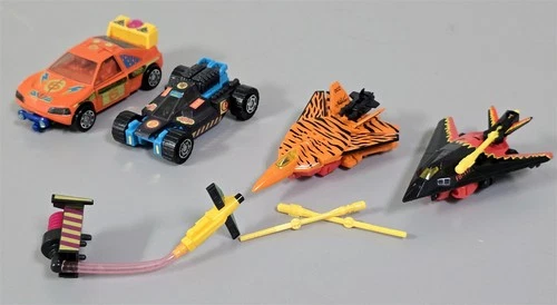 X-70 VINTAGE 1990'S HASBRO TRANSFORMER G2 JETSTORM COLOR CHANGERS HOOLIGAN ETC