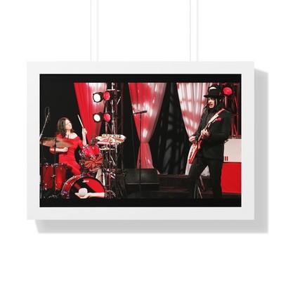 White Stripes '' Framed Posters/Pictures - Concerts, Live Show, Rock Bands, Gift