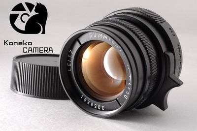 Tested Leica Summicron M 50mm f/2 ver. 3 III Canada Black Lens JAPAN C-1099