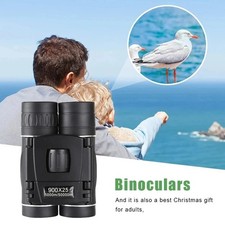 900x25 Portable HD Zoom Powerful Binoculars Day Low Night Optics Hunting Outdoor