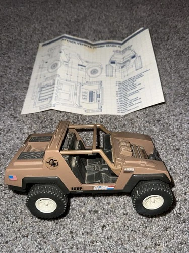Gi Joe Vamp Mark II Vehicle 1983  Parts Hasbro Damaged ** Parts Car