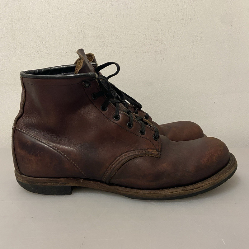 Red Wing 9011 boots Brown reddish Leather, Men’s US 12 D