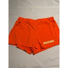Hooters Orange Uniform Waitress Costume Shorts Medium Ripple Junction