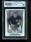 Aaron Judge Rookie 2014 Bowman DP #TP-39 RC Card New York Yankees GEM MINT 10