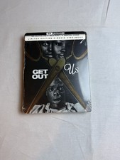 Get Out / Us Double Feature - Limited Edition Steelbook - 4K UHD + Blu-ray - NEW