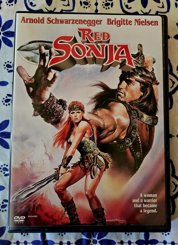 Red Sonja (DVD, 1985) Arnold Schwarzenegger Like New 