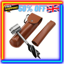 Manual Wood Auger for Bushcraft Tools Hand Auger Wrench for Backpacking Survival