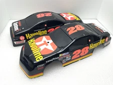 (2) VINTAGE 1/10 JRL RC BODY SHELL NASCAR FORD THUNDERBIRD 28 HAVOLINE TEXACO