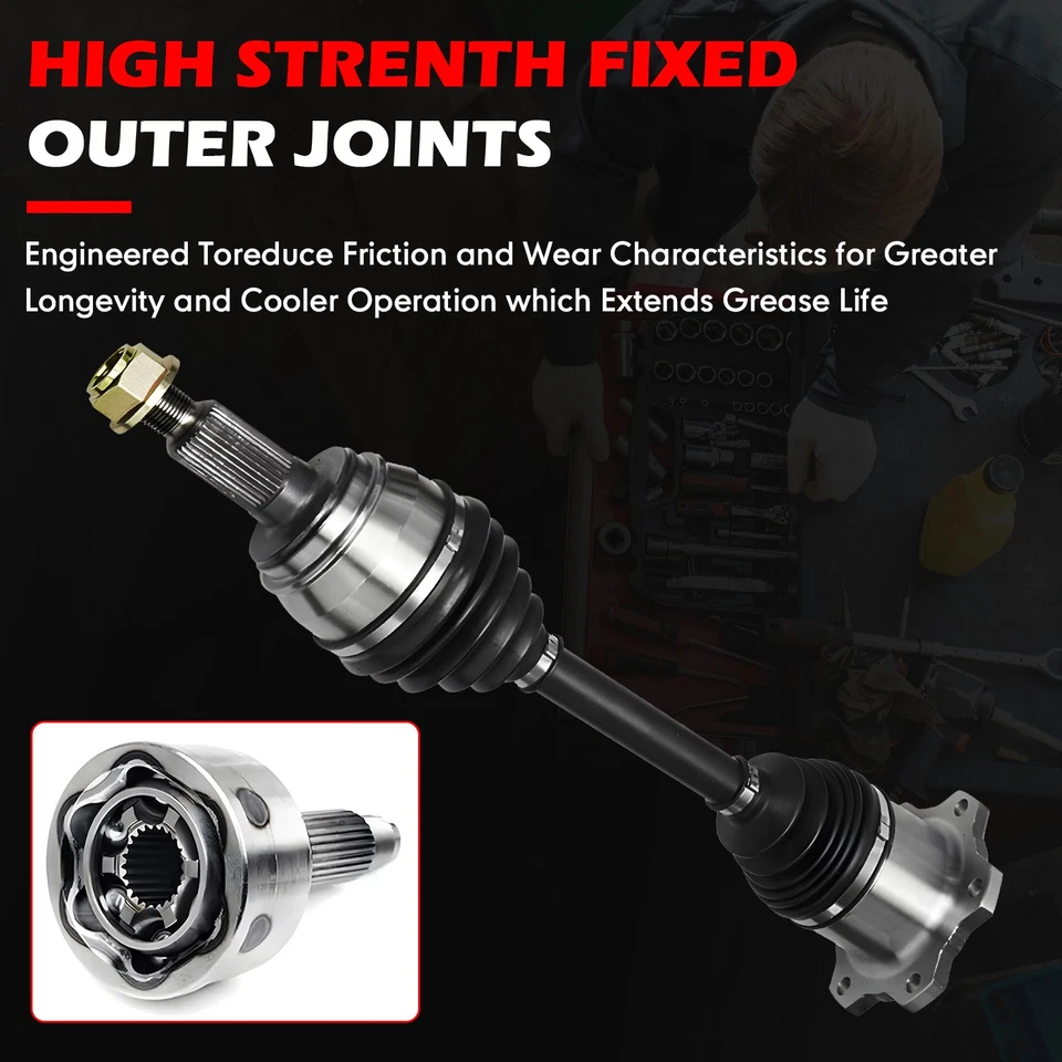 Ejes de eje CV delanteros 4x4 6 tacos para Chevy GMC Silverado Sierra 1500 Tahoe Yukon Foto 2 de 4