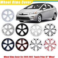 15" Hubcap Set Of 4 Wheel Covers For 2010-2015 Toyota Prius 15'' Rim Wheel