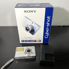 Sony Cyber-shot DSC-S780 Compact Camera 8.1MP 3x Zoom Face Detection Silver