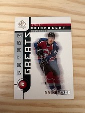 2001-02 SP Authentic #122 Steven Reinprecht FG 0907/3500 Colorado Avalanche