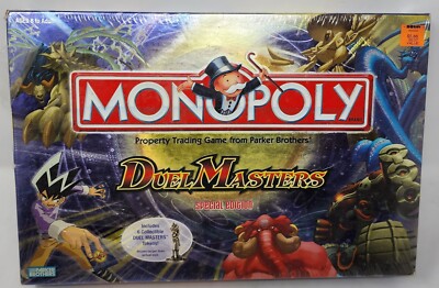Special Edition Monopoly Duel Masters (Still Sealed) Brand NIB OS Small Hole In 