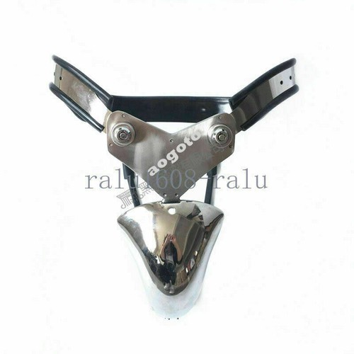 Stainless Steel Male Chastity Belt Device Triangle Cover Cover Ball Restraint - 第 9/16 張圖片