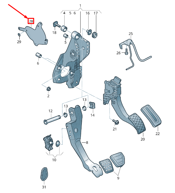 NOUVEAU TAPIS DE PROTECTION THERMIQUE VOLKSWAGEN T-ROC A11 5Q2721615 ORIGINAL