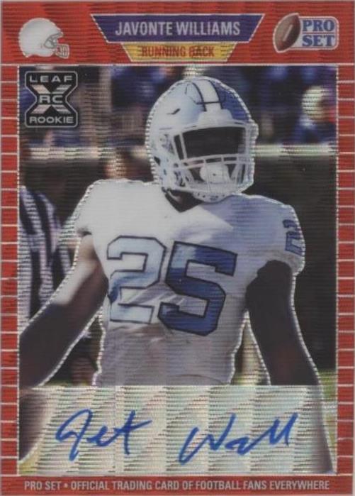 2021 Leaf Pro Set Metal Javonte Williams #PA-JW2 - 1 of 2