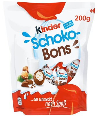 Ferrero Kinder Schoko-Bons - Schokolade Schokobons - 200g