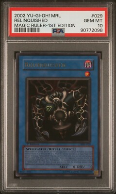 2002 MRL 029 Relinquished 1st Edition Ultra Rare Yu-Gi-Oh! Card 