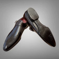 ZENOBI MONK STRAP LOAFERS BLAKE EU SIZE 40 ITALIAN MENS DRESS SHOES