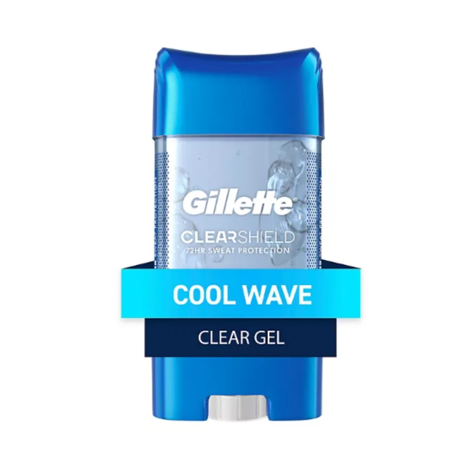 Gillette Cool Wave Clear Gel Men's Antiperspirant and Deodorant 3.8 oz 5 pk - Image 2 of 4