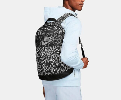 Nike Elemental Backpack School Travel Gym Bag Black White 21L DQ5764 010   NEW