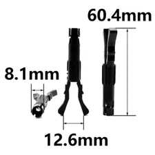 500 PCS Plastic Part Washer Spacer Clip for Fuel Injector 12.6*8.1*60.4mm