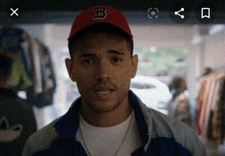 MIGUEL GOMEZ/SMILF TV SHOW SCREEN WORN WARDROBE RED BOSTON HAT