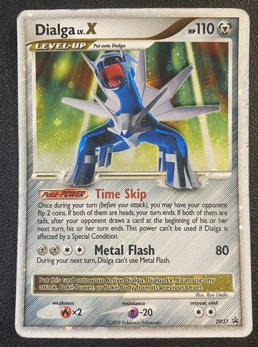 Dialga Lv.X DP37 Black Star Promo Played Pokémon Card - Diamond & Pearl - Picture 3 of 7